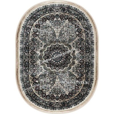 Овальный Ковер с Восточным Узором Медальон Арт 30347
